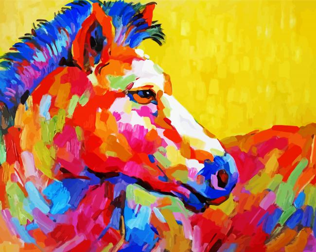 Colorful Impressionist HorseColorful Impressionist Horse Diamond Painting