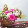 Flowers Basket diamond painting