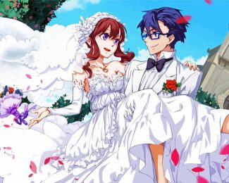 Romantic Anime Wedding Diamond Painting