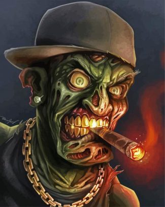 Zombie Gangster diamond painting