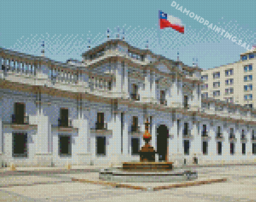 La Moneda Palace Santiago Chile Diamond Painting