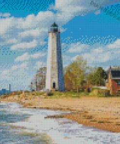Lighthouse Point Park New Haven Diamond Painting