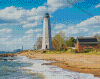 Lighthouse Point Park New Haven Diamond Painting