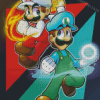 Mario And Lugi Diamond Painting