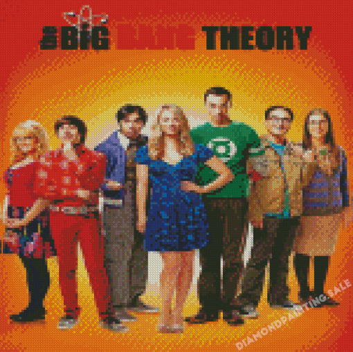 The Big Bang Theory Illustration Diamond Painting