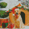 Aesthetic Dog Christmas Diamond Painting