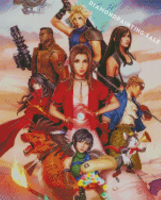 Aesthetic Final Fantasy 7 Diamond Painting