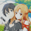 Aesthetic Sword Art Online Anime Lovers Diamond Painting