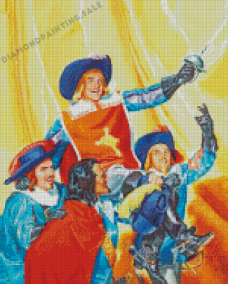 Aesthetic The Three Musketeers Diamond Painting
