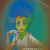 Bride Of Frankenstein Cartoon Diamond Painting