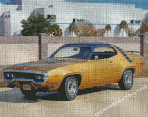 Brown 1971 Roadrunner Diamond Painting