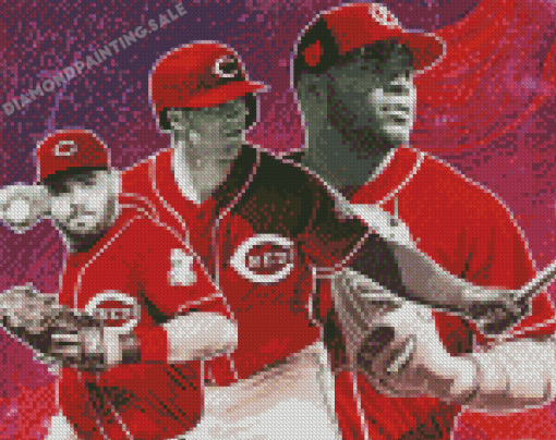 Cincinnati Reds Baseball Diamond Painting