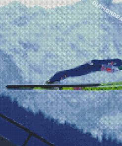Cool Ski Jump Diamond Painting