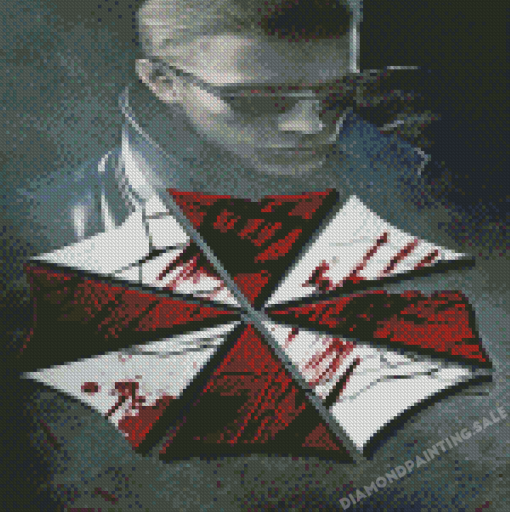 Monochrome Resident Evil Diamond Painting