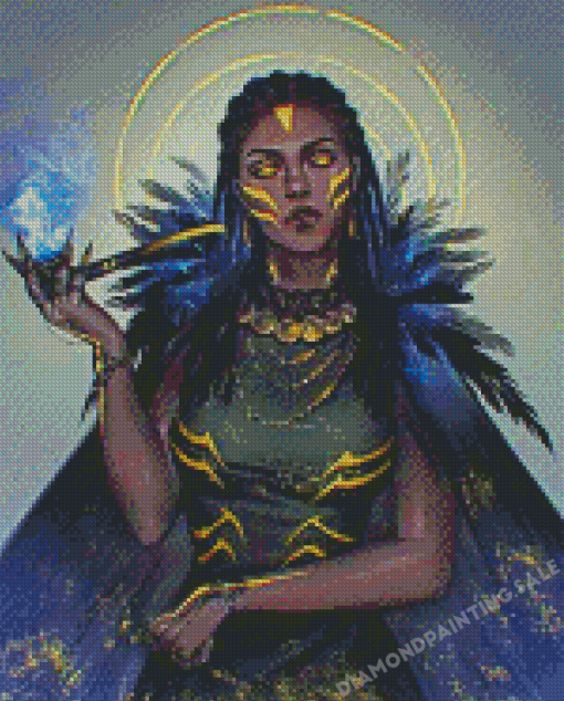 Powerful Black Lady Diamond Painting