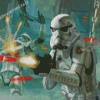 Storm Trooper Fights Diamond Painting