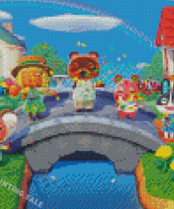 Animal Crossing Game Diamond Painting