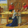 Christ In The House Of His Parents Millais Diamond Painting