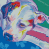 Colorful American Bulldog Diamond Painting