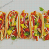 Delicious Chicken Tacos Diamond Painting