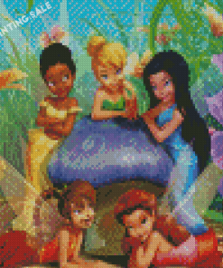 Disney Tinker Bell And Fairies Diamond Painting