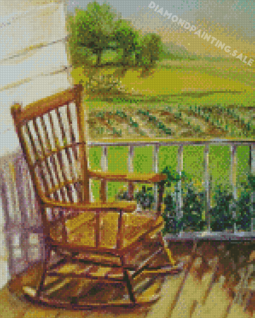 Rocking Chair Art Diamond Painting