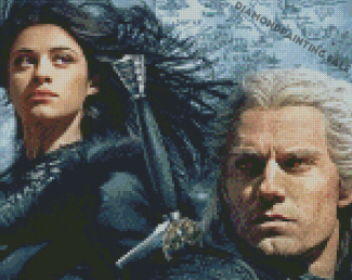 The Witcher Yennefer And Geralt Diamond Painting