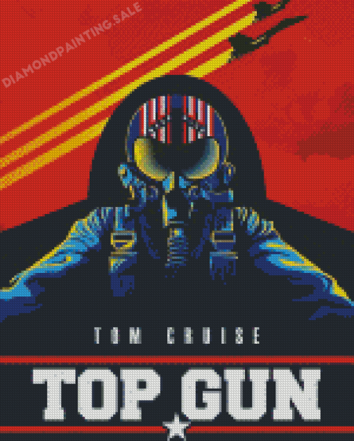 Top Gun Movie Poster Diamond Painting