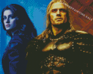 Yennefer And Geralt The Witcher Serie Diamond Painting