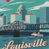 Louisville City Poster Diamond Paintings