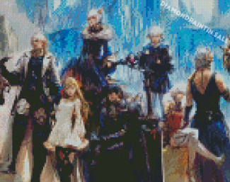 Final Fantasy XiV Game Characters Diamond Painting