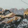 Great Wall Of China In Winter Diamond Painting