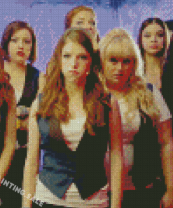 Pitch Perfect Characters Diamond Painting