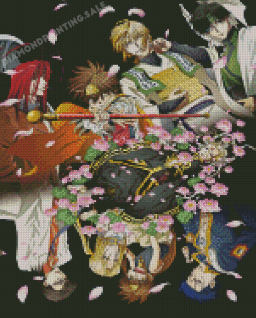 Saiyuki Manga Characters Diamond Painting