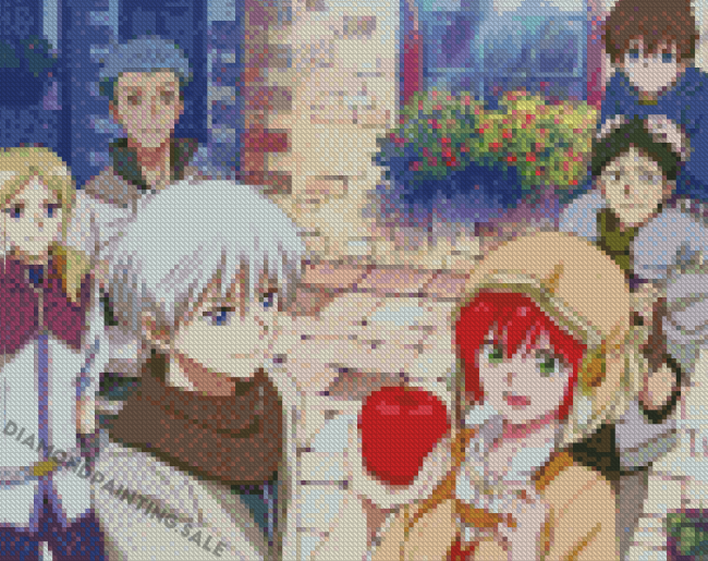 Snow White With The Red Hair Characters Diamond Painting