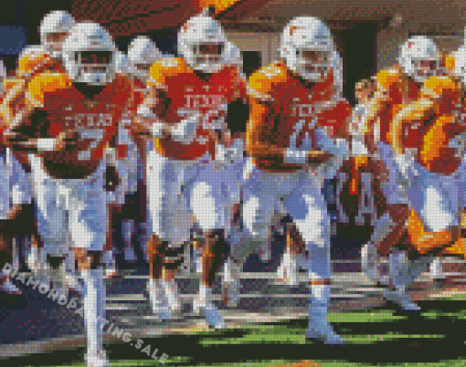 Texas Longhorns American Football Players Diamond Painting