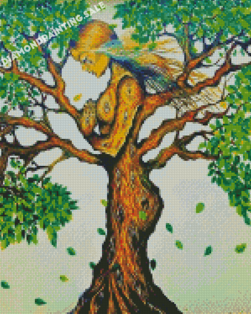 Woman Tree Diamond Painting