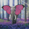 Aesthetic Elephant Butterfly Diamond Painting