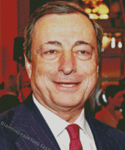 Aesthetic Mario Draghi Diamond Painting