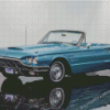 Blue Thunderbird Car Diamond Painting