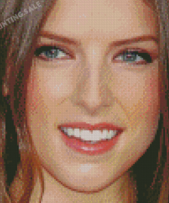 Close Up Anna kendrick Face Diamond Painting