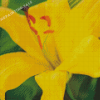 Close Up Yellow Lily Diamond Painting