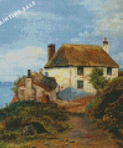 Cottage By The Sea Art Diamond Painting