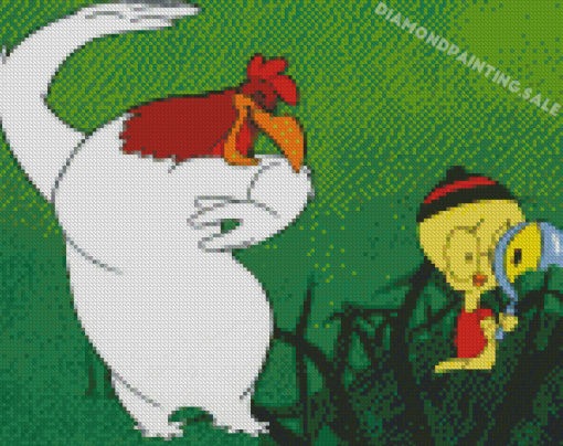 Looney Tunes Leghorn Foghorn Cartoon Diamond Painting