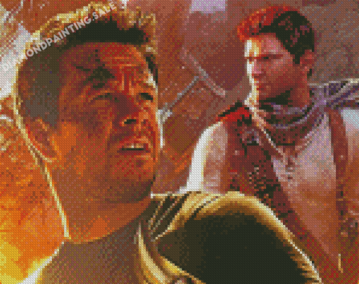 Mark Wahlberg Uncharted Movie Diamond Painting