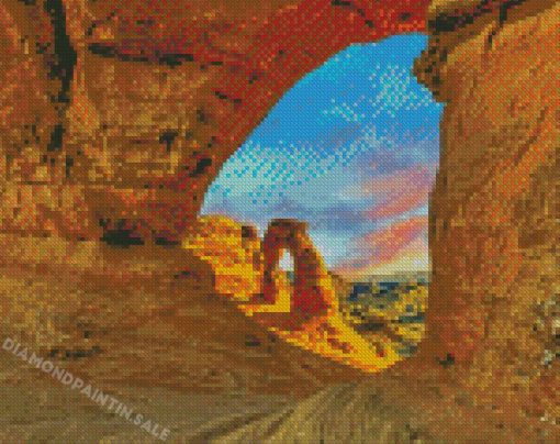 Rainbow Arch Through Hole Diamond Painting