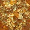 Abstract Gold Flower Diamond Painting