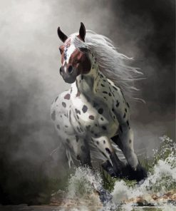 Aesthetic Horse In Water Diamond Painting
