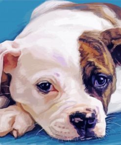 American Bulldog Art Diamond Painting