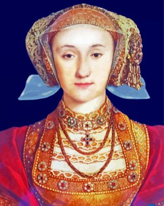 Anne Of Cleves Queen Portrait Diamond Painting